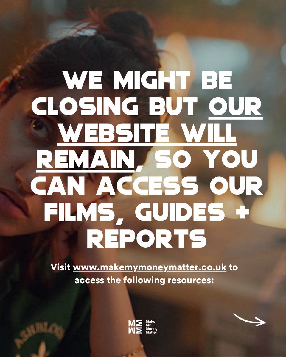 MMMoneyMatter's tweet image. Our website will remain live with all of our resources for you to continue the movement we&apos;ve built together 🌍 ​

Visit makemymoneymatter.co.uk to access our films, guides, research and reports