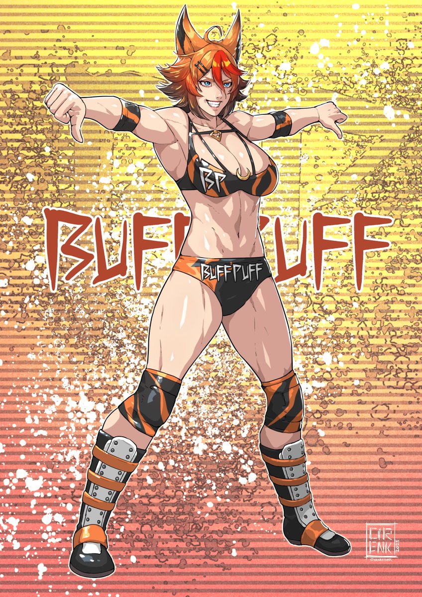 Ezio_Delacroix5's tweet image. 🦴Name: Buffpup

🦴Alias: The Werepup, The Big Dog

🦴Style of Wrestling: Powerhouse

🦴Affiliation: Seiso (Babyface)

🦴Faction: VCHIBAN

🦴Moveset: Batista

🦴Finisher: Full Moon Bomb, The Hunt, The Howling 

Artwork by: @cirenkoyenk 
@Buffpup_ #Buffpup #Vtuber #VCW