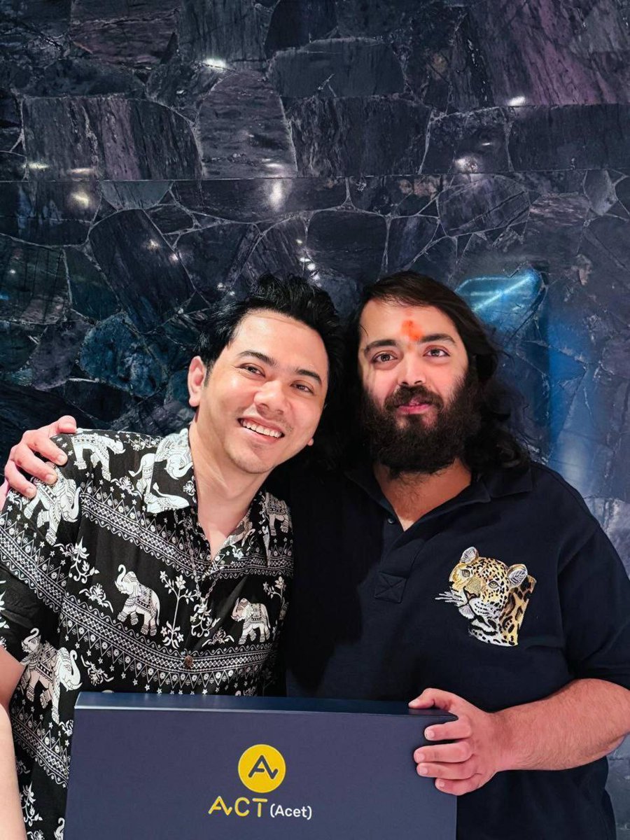 🚀 ACET ($ACT) is sitting at nearly $100M market cap, in the top 550, with +150K traders… and NOW Anant Ambani is onboard? If you’re still waiting, you might be too late. 👀 #iHoldACT #TheNextBigThing  

Buy ACET Now on Dexscreener!  dexscreener.com/bsc/0xa5cf212d…

#ACT #Acet