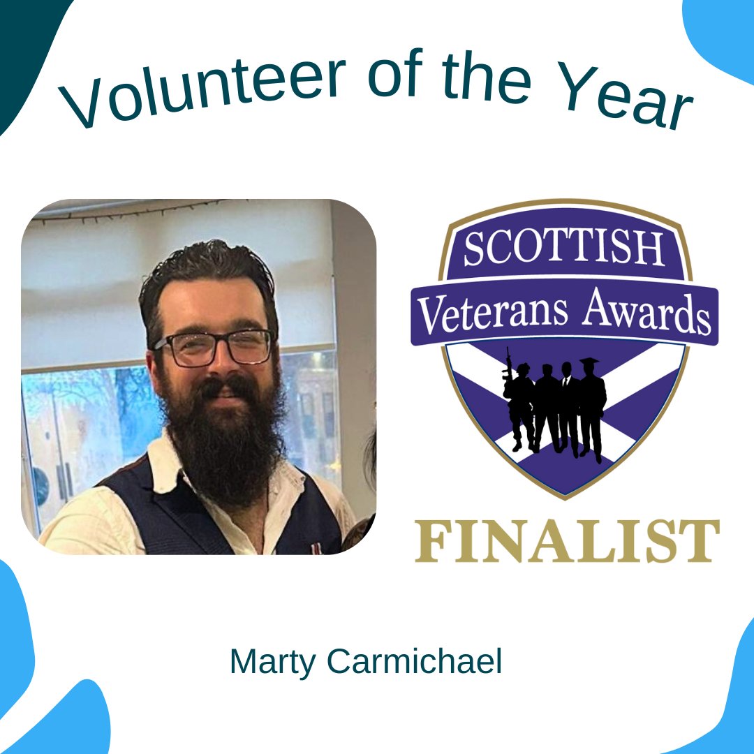 🎖️Marty Carmichael – Scottish Veterans Awards Finalist!🎖️

For over three years, Marty has been a lifeline for veterans at #TheVeteranERV offering support, guidance, and at times, saving lives. He offers #kindness, #compassion and #love to everyone he connects with. His impact is