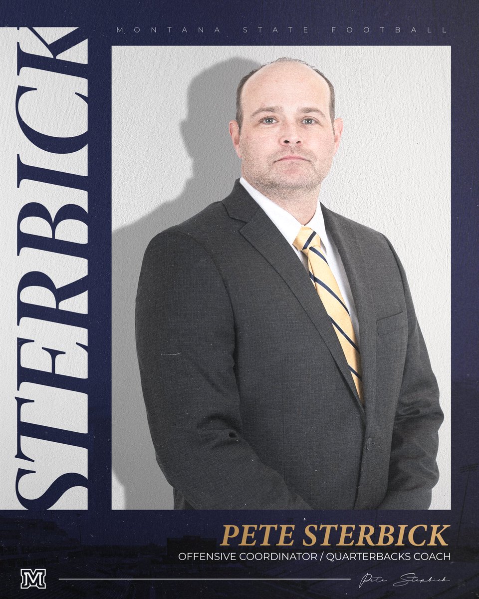 Join us in welcoming Pete Sterbick as our new Offensive Coordinator and Quarterbacks Coach! Excited to get to work 💪