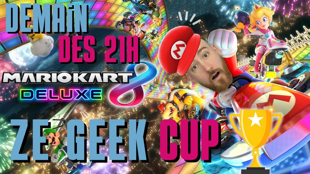 DEMAIN c'est jeudi et jeudi c'est ? Ravioli ! Oui ... mais surtout le 1er Jeudi de chaque mois c'est ZeGeekCup ! ZeTournoi #mariokart de la chaîne #twitch ! Rien à gagner, c'est juste pour la frime et les beaux moments de partage avec vous 🍋❤️

➡️twitch.tv/ZeGeekRoom