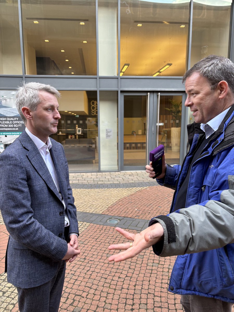 Will Forster MP 🔶 (@willforster) on Twitter photo Spoke to <a href="/BBCSurrey/">BBC Surrey</a> about the latest on my campaign to get Victoria Way in #Woking reopened following the cladding issues at the Hilton. I recently met with Sir Robert McAlpine to push them to fix the cladding and agree compensation to those affected.
bbc.co.uk/news/articles/… Spoke to <a href="/BBCSurrey/">BBC Surrey</a> about the latest on my campaign to get Victoria Way in #Woking reopened following the cladding issues at the Hilton. I recently met with Sir Robert McAlpine to push them to fix the cladding and agree compensation to those affected.
bbc.co.uk/news/articles/…