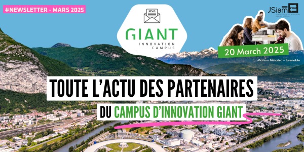 #ACTUS | La Newsletter GIANT du mois de mars 2025 est en ligne ! ☺️
Découvrez toutes les actualités et événements passés à venir de nos partenaires !🤓
👀Lire la lettre d'info : mailchi.mp/41ba351060cb/n…
📝S'abonner pour ne rien manquer : giant-grenoble.us18.list-manage.com/subscribe?u=91…
#WeAreGIANT