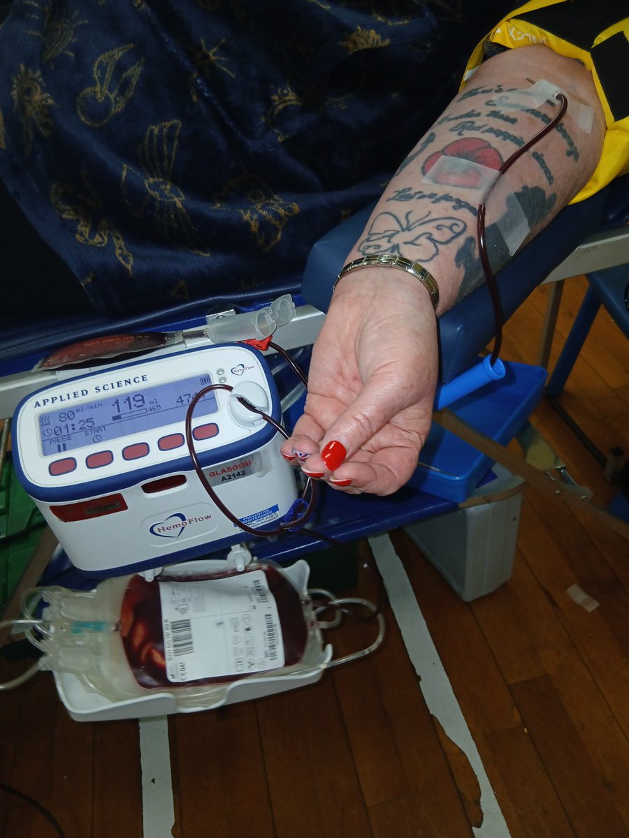 Good deed done for today <a href="/givebloodscot/">SNBTS-Scottish National Blood Transfusion Service</a> #blooddonor #Onegative