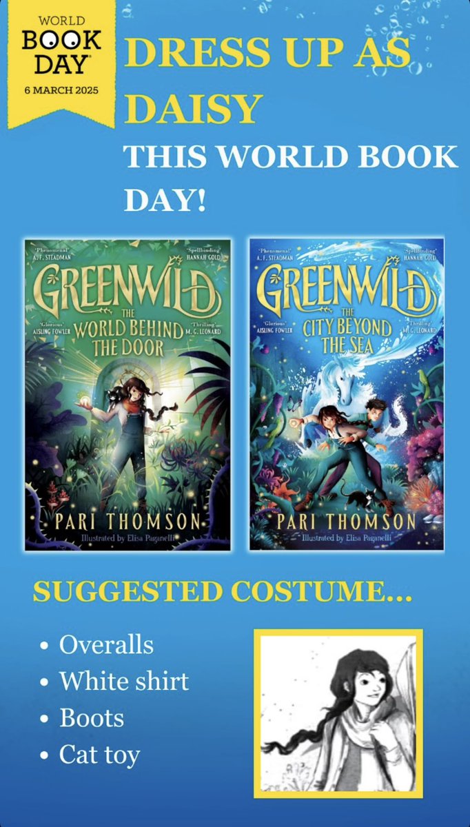 Elisa Paganelli (@elisaupsidedown) on Twitter photo #worldbookday2025 #worldbookday
Greenwild’s inspired costume tips ☺️💚
<a href="/PariThomson/">Pari Thomson</a> <a href="/MacmillanKidsUK/">Macmillan Children's Books</a> <a href="/WorldBookDayUK/">World Book Day UK 📚</a> #worldbookday2025 #worldbookday
Greenwild’s inspired costume tips ☺️💚
<a href="/PariThomson/">Pari Thomson</a> <a href="/MacmillanKidsUK/">Macmillan Children's Books</a> <a href="/WorldBookDayUK/">World Book Day UK 📚</a>