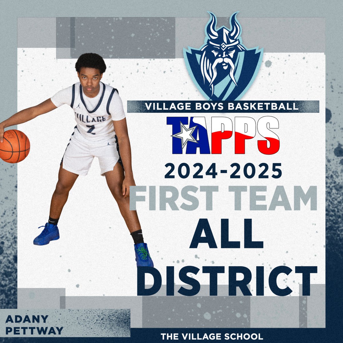 Villageteams's tweet image. Congrats to @VillageVikings Adany Pettway on being named to the TAPPS 6A-4 All District Team!
#VillageHoops
#weareVILLAGE