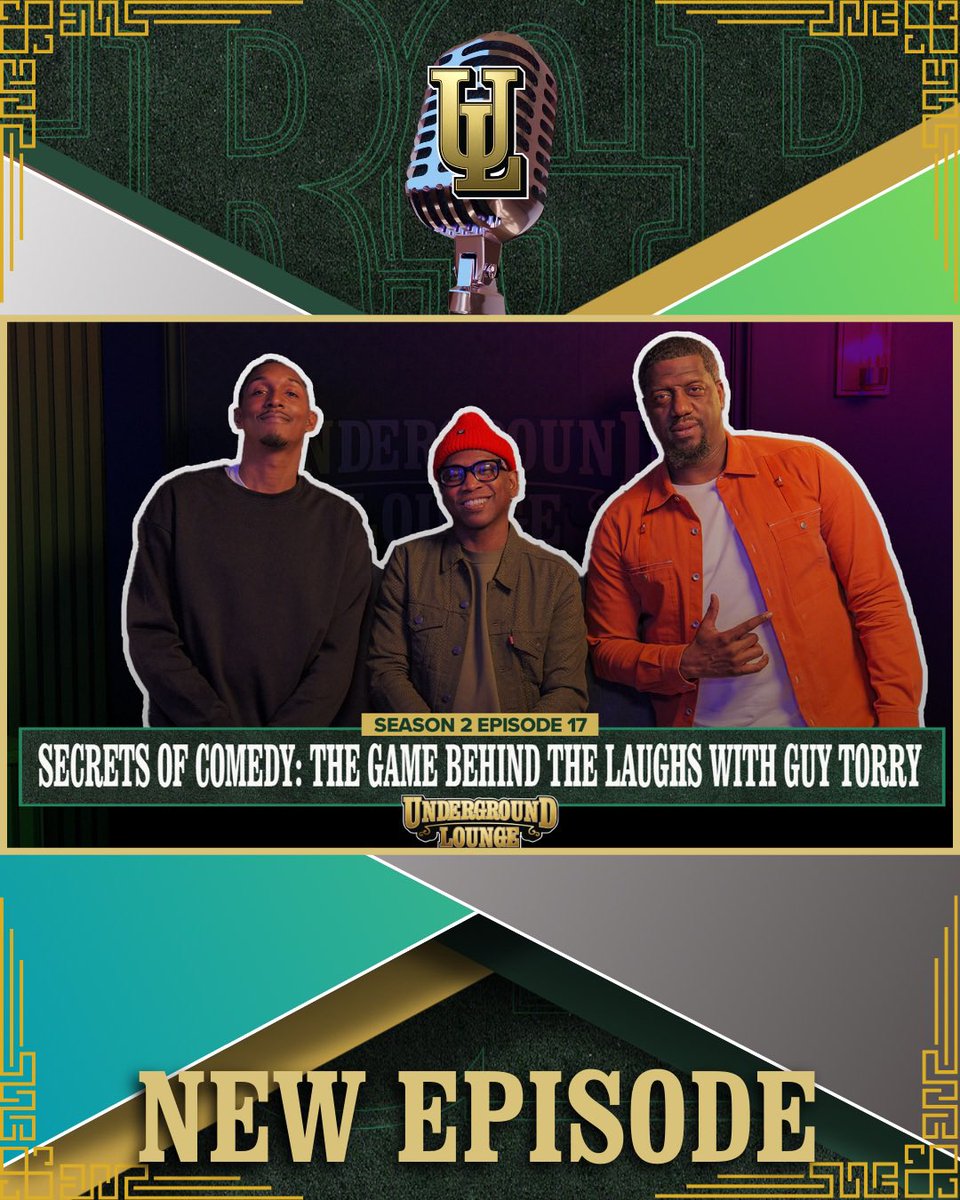 undergrndlounge's tweet image. NEW EPISODE OUT NOW 
Secrets of Comedy: The Game Behind The Laughe W/ @GuyTorry 

TUNE IN

youtu.be/Dtqxjz7qowk?si…