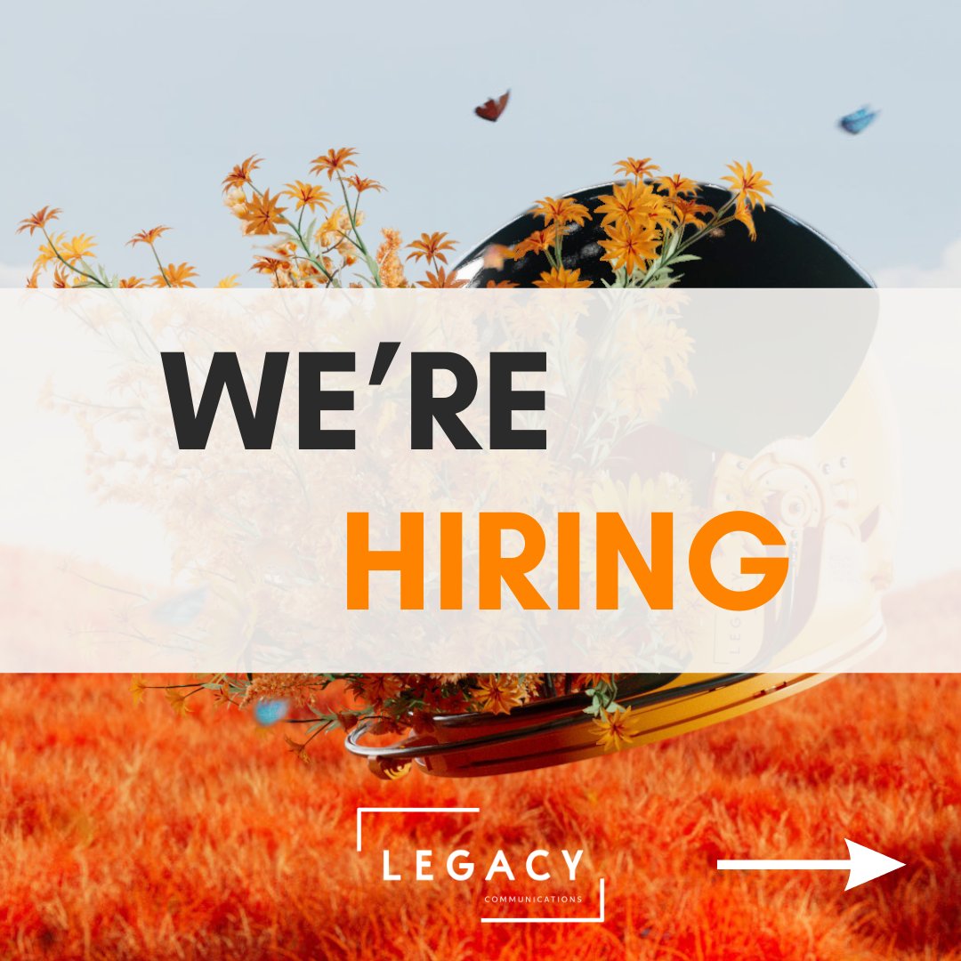 Legacy_Comms's tweet image. Join the PRCA Agency of the Year! 🚀 We&apos;re hiring for:
• PR Account Manager/Senior Account Manager
• SEO Specialist
• Senior Account Executive
Apply now: shorturl.at/fs9ON
#LegacyCommunications #Hiring #PR #Marketing