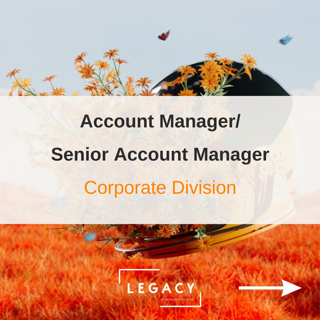 Legacy_Comms's tweet image. Join the PRCA Agency of the Year! 🚀 We&apos;re hiring for:
• PR Account Manager/Senior Account Manager
• SEO Specialist
• Senior Account Executive
Apply now: shorturl.at/fs9ON
#LegacyCommunications #Hiring #PR #Marketing