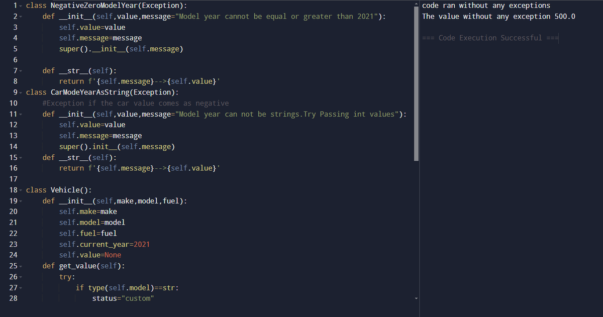 devanshu_siwach's tweet photo. Day 23: Today I Learned About Exception Handling, Custom Exceptions, and the Else and Finally keywords.
#buildinpublic #100DaysOfCode #letsconnect #python #backend_development https://t.co/OCdOIN185I