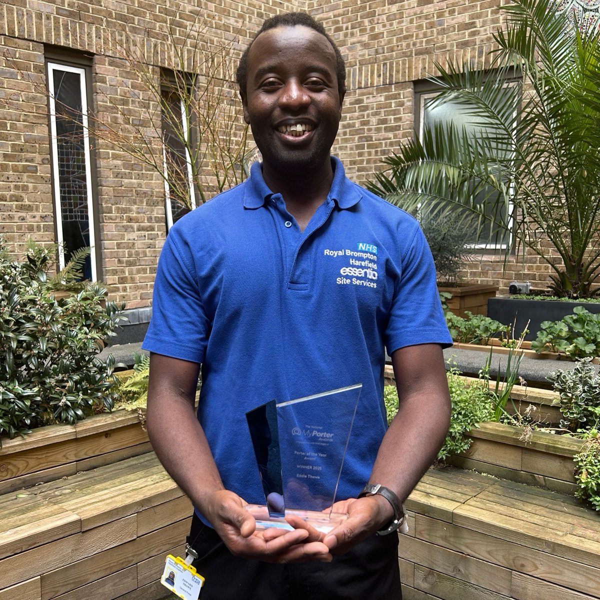 Congratulations to Edward for winning 2025 'Porter of the Year' award! 🎉

Edward Thawe has worked at Royal Brompton Hospital as an NHS porter for almost 20 years. He won for his unwavering dedication to patients, despite facing personal loss.

We're proud of you, Eddie! 🙌