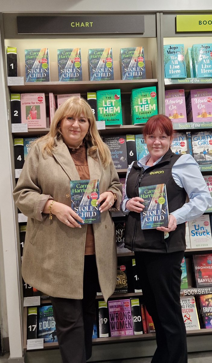 Hachette Ireland (@hachetteire) on Twitter photo Carmel with Catherine of <a href="/easons/">Eason</a> <a href="/TheSqTallaght/">The Square, Tallaght</a> on #TheStolenChild signing tour. Many thanks for the warm welcome and the chat.
<a href="/HappyMrsH/">Carmel Harrington Author</a>
<a href="/headlinepg/">Headline Books</a> Carmel with Catherine of <a href="/easons/">Eason</a> <a href="/TheSqTallaght/">The Square, Tallaght</a> on #TheStolenChild signing tour. Many thanks for the warm welcome and the chat.
<a href="/HappyMrsH/">Carmel Harrington Author</a>
<a href="/headlinepg/">Headline Books</a>