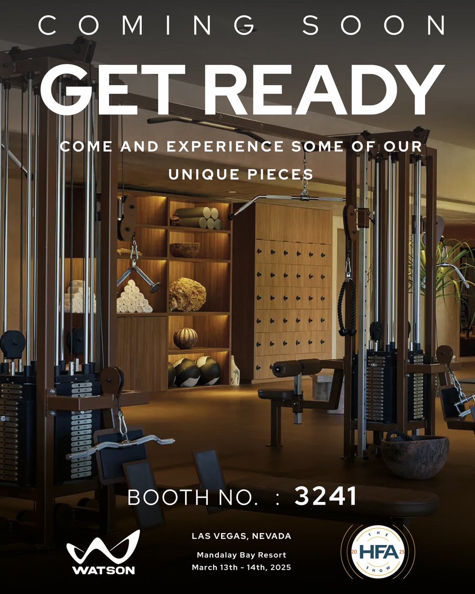 GET READY! 

📌 Don’t miss Ben Pakulski’s seminar!

- The Muscle Intelligence Principles – Train for maximum effectiveness
- Selecting the Best Machines for Hypertrophy Learn what works and why

Join us at Booth #3241 at the HFA Show at Mandalay Bay Resort on March 13th-14th!