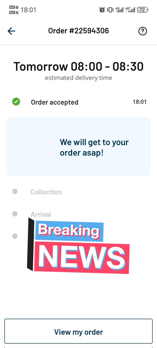Fifi_Pule's tweet photo. @picknpayasap this is nonsense, you can't say my order will be delivered today then after payment it's tomorrow... And this is not the first time. Now I know to use @Sixty60_Tweets for future!!! https://t.co/WVnEViVQ4U