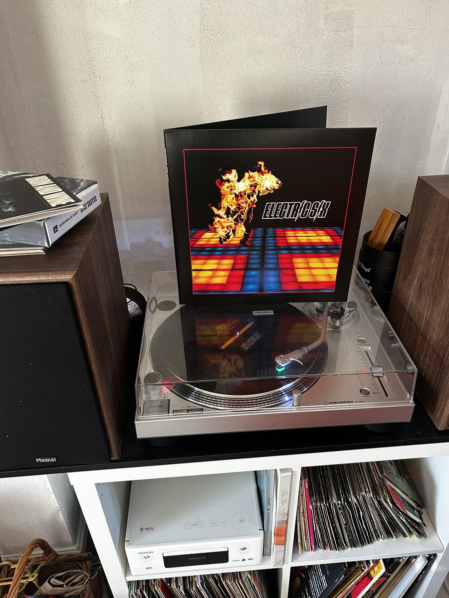 Very excited to put this splendid album on my turntable thanx to the fine fine folks @saturnaliafaversham I had forgotten how much I love the manic energy of Eletric Six I’m playing it as it should be played…very loudly… “I’ve got something to put in you……at the gay bar!!!