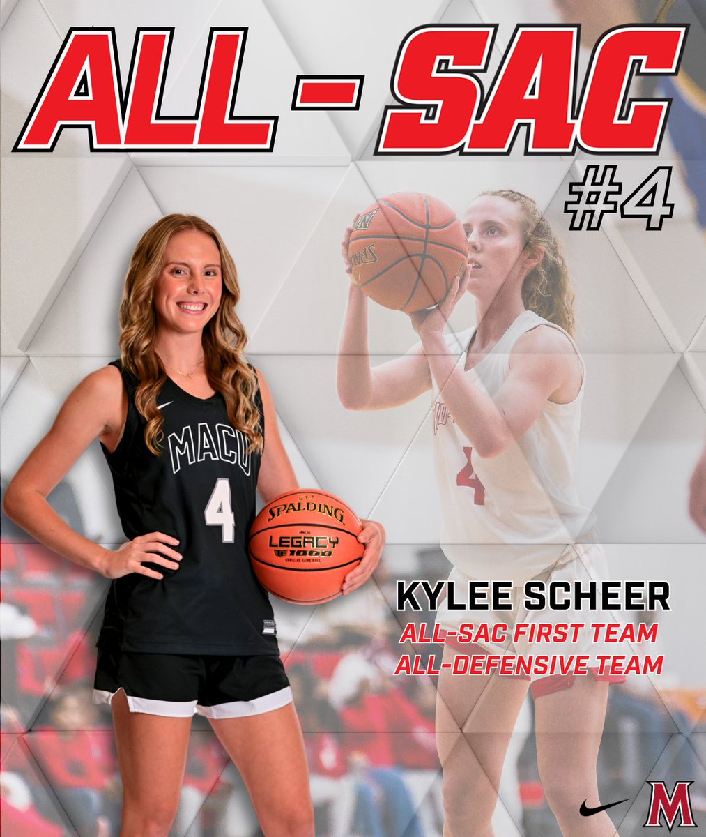 MACUAthletics (@macuathletics) on Twitter photo WBB: IT'S TIME TO ANNOUNCE THE All-<a href="/Sooner_Athletic/">The Sooner Athletic Conference</a> TEAM!
The first <a href="/MACU_WBB/">MACU Women’s Basketball</a> recipient is senior guard Kylee Scheer, who was named both a First Team and All-Defensive Team honoree!
#MACUProud WBB: IT'S TIME TO ANNOUNCE THE All-<a href="/Sooner_Athletic/">The Sooner Athletic Conference</a> TEAM!
The first <a href="/MACU_WBB/">MACU Women’s Basketball</a> recipient is senior guard Kylee Scheer, who was named both a First Team and All-Defensive Team honoree!
#MACUProud