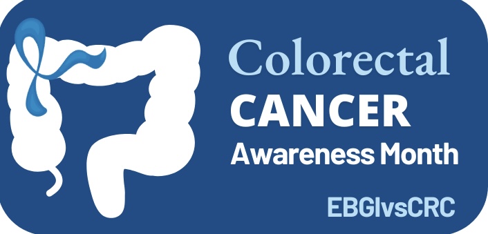 🌍 March is Colorectal Cancer Awareness Month! Join us at #EBGIvsCRC as we bring critical insights, support, and hope to our community. Let's spread the word, share stories, and fight against CRC together! 💙 #ColorectalCancerAwareness