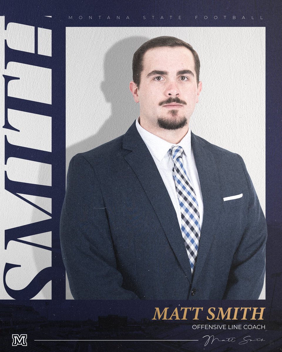 Excited to have Matt Smith join the team as our new Offensive Line Coach‼️ Welcome, Coach, Smith!