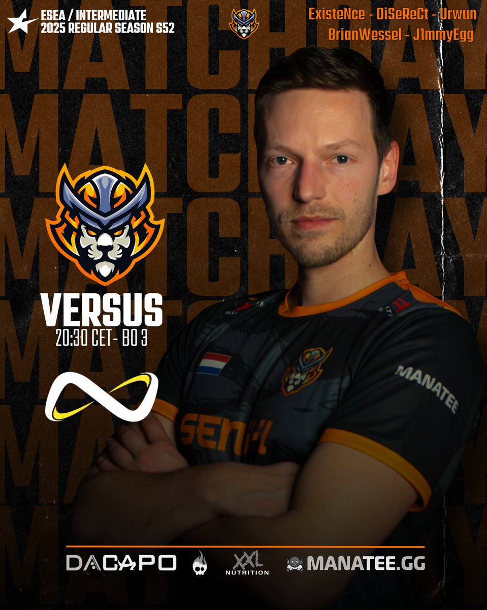 [#CS2] PLAYOFFS

We made it to <a href="/ESEA/">ESEA League</a>  PLAYOFFS🥳

First match will be played vs Infinity Esports in a BO3

🕐20:30 CET
📺twitch.tv/senshi_esports
🎙️<a href="/FrainbreezeN1/">Frainbreeze</a>