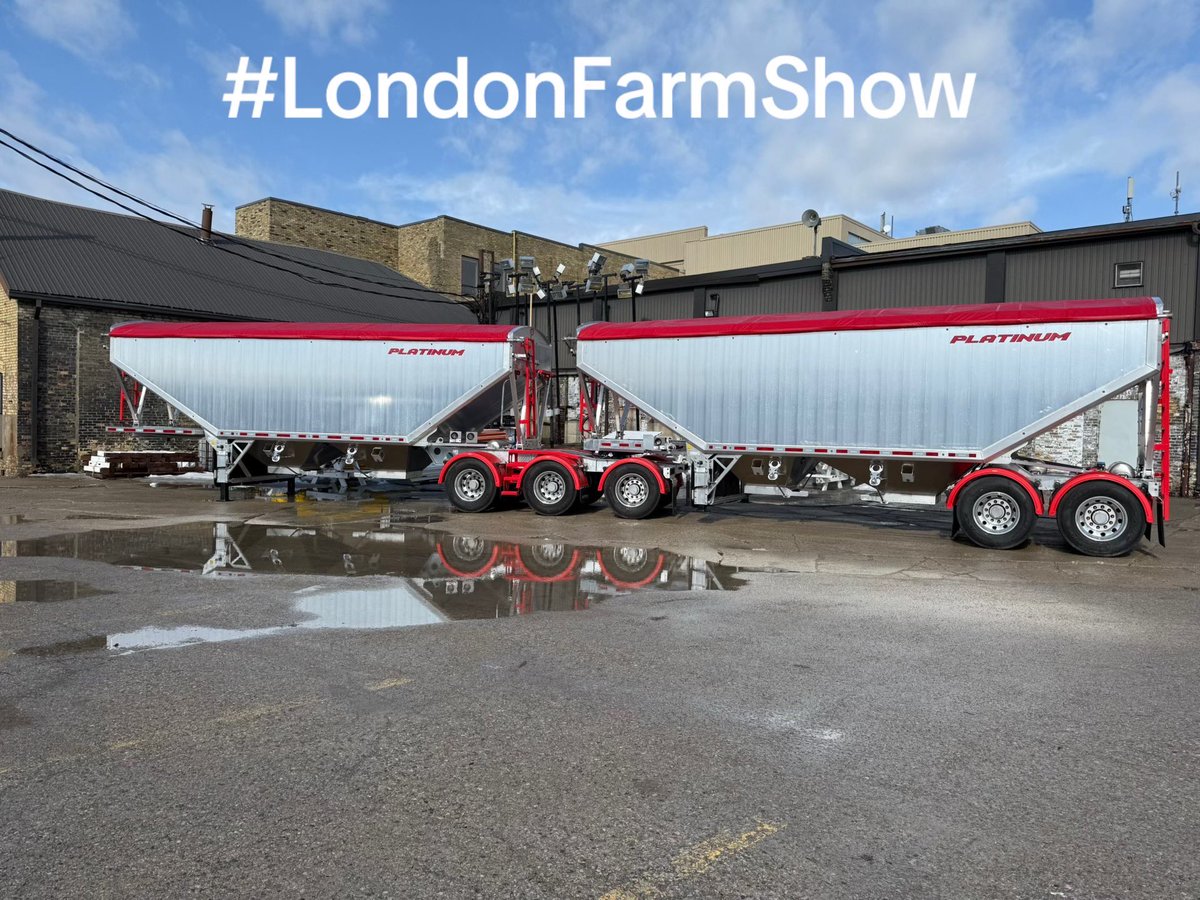 Come see us <a href="/LdnFarmShow/">London Farm Show</a> #LdnFarmShow #PlatinumTrailers #BuiltBetter #HaulMore #OneToughTrailer