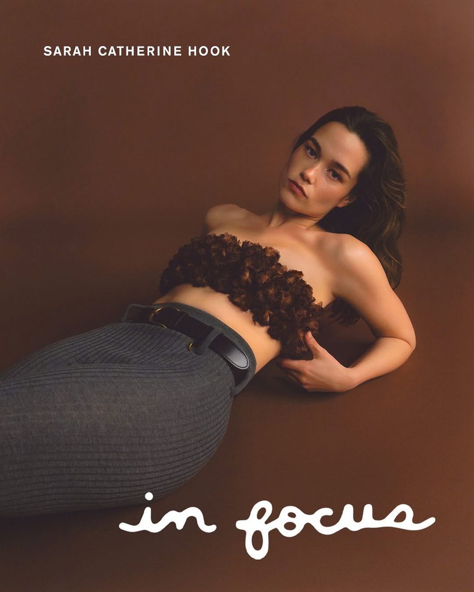 schooksource's tweet image. Sarah Catherine Hook wearing @Prada for her @WhoWhatWear #infocus interview!