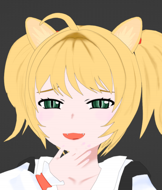 やっぱシェイプキーでの表情差分作るのが一番楽しィ！！😊
あとは微調整してVRChatに変換で完成！