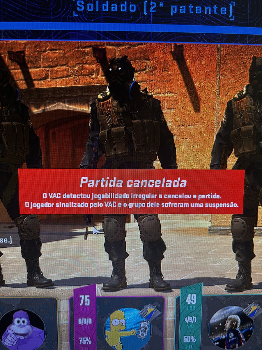Xovi_Data's tweet photo. Está cada dia mais difícil jogar CS2, mas pela primeira vez eu vi o anti-cheat da Valve funcionar. #cs #cs2 #valve #vac https://t.co/byFLDOIvvx