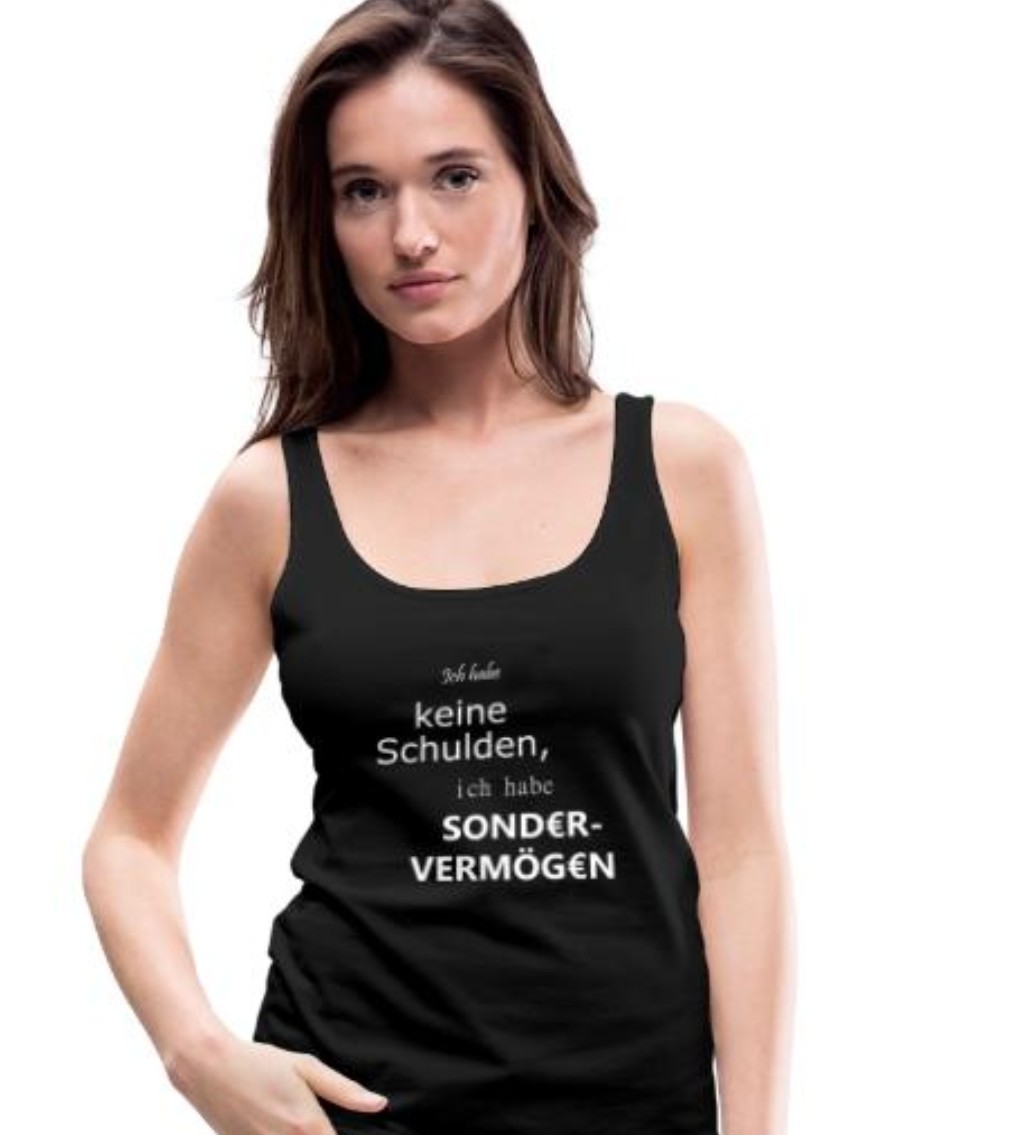 Ich habe keine Schulden, 
ich habe #Sondervermögen! 🥳😅

▶️▶️ Jetzt kaufen!

Deine Freunde werden es lieben!

clevere-shirts.myspreadshop.de/sonderverm%C3%…