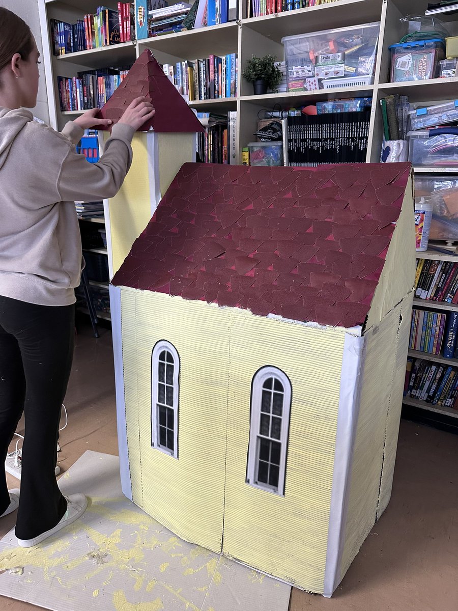 Getting prepped for our presentations to showcase all the work we’ve done for African Heritage Month <a href="/MEelementary/">Mount Edward Elementary School</a> including our replica of the SeaView United Baptist Church @AfricvilleHT <a href="/HRCE_NS/">Halifax Regional Centre for Education</a>