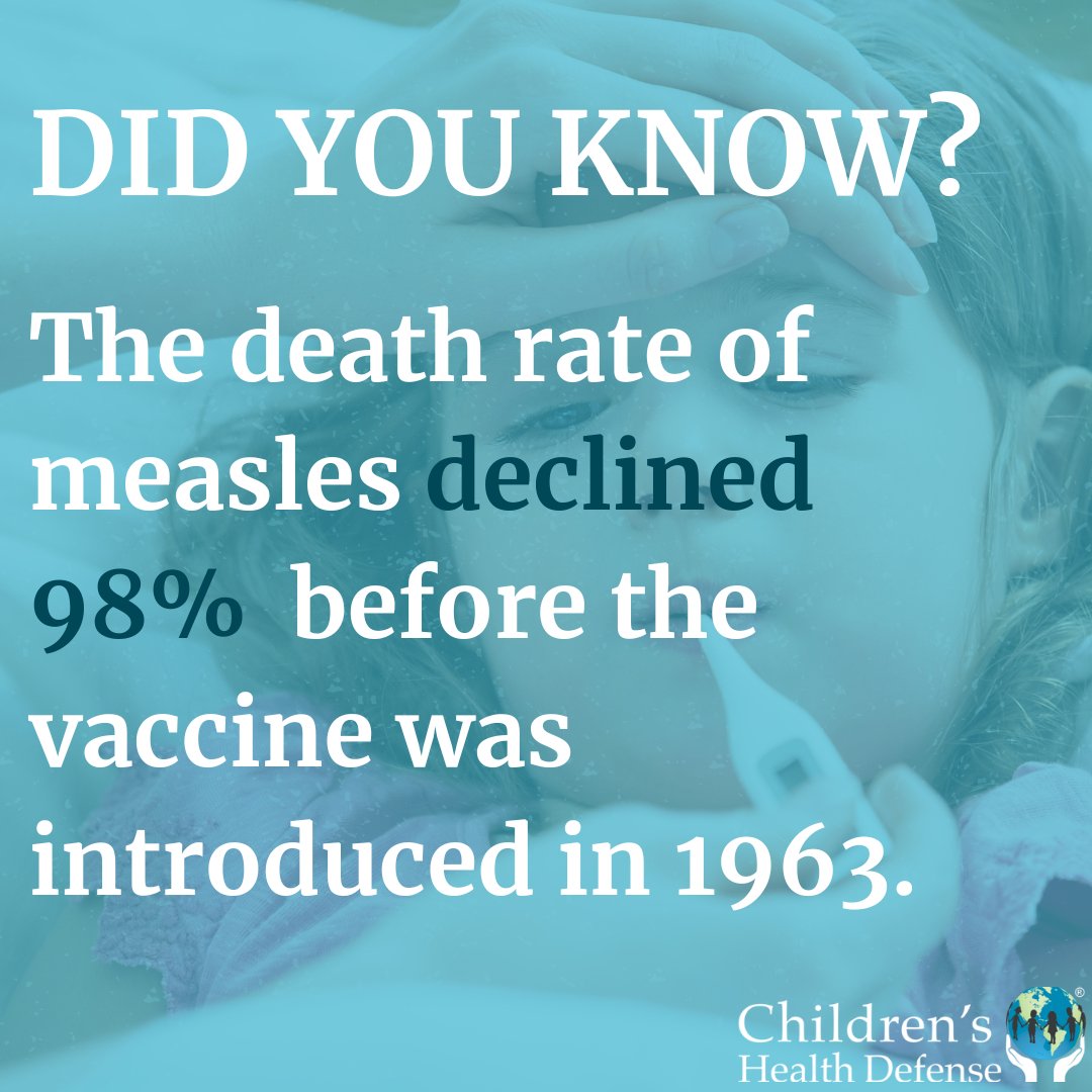 According to <a href="/CDCgov/">CDC</a>, there was a 98% decline in measles mortality before the introduction of the vaccine.

Considering the two manufacturers of the MMR vaccine, Merck and GlaxoSmithKline, make billions of dollars combined solely off their MMR vaccines, could the motive for a