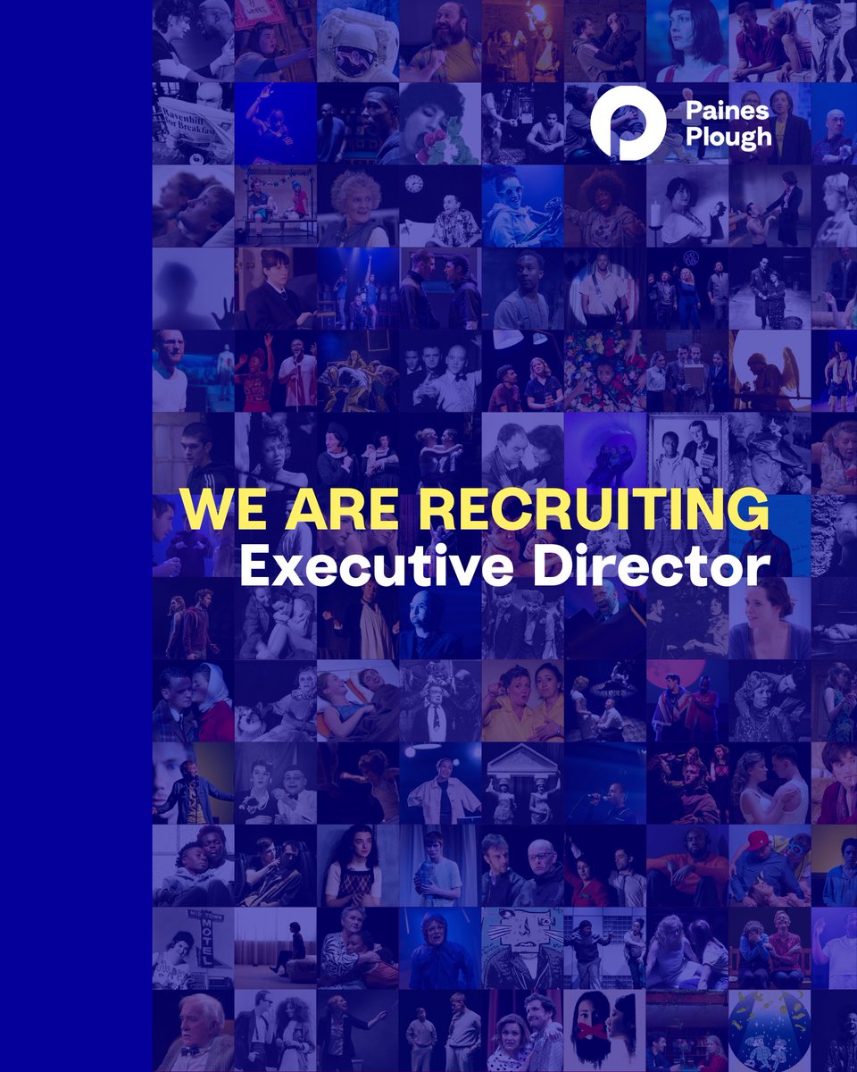 Job alert: we’re on the search for a new Executive Director with a passion for new work, supporting writers and connecting with theatre audiences nationally ✨

Salary: £45-48k depending on experience.
Contract: Full-time, fixed term for 5 years.

Info: painesplough.com/get-involved/w…📷