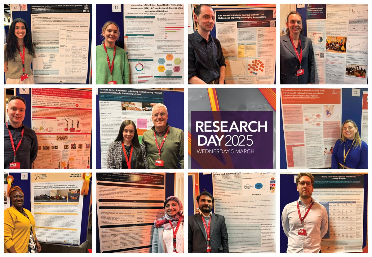 Research Day is one of the fantastic occasions at <a href="/RCSI_Irl/">RCSI</a> when a spotlight shines on our research. In the poster session, research fellows, postdocs, research assts &amp; PhD scholars from the SPH spoke about their projects, findings &amp; their impact.

<a href="/RCSI_Research/">RCSI Research and Innovation</a> #RCSIdiscover
