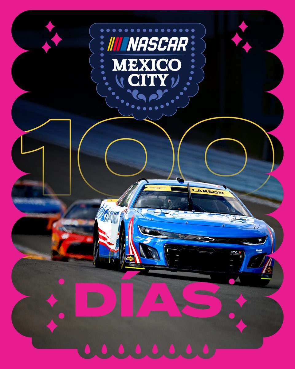 autodromohr's tweet image. La cuenta regresiva ha comenzado, ¡faltan solo 1️⃣ 0️⃣ 0️⃣ días para el NASCAR Mexico City Weekend!
¿Listos para unirnos a este momento histórico?
¡Consigue tus boletos ahora en Ticketmaster!