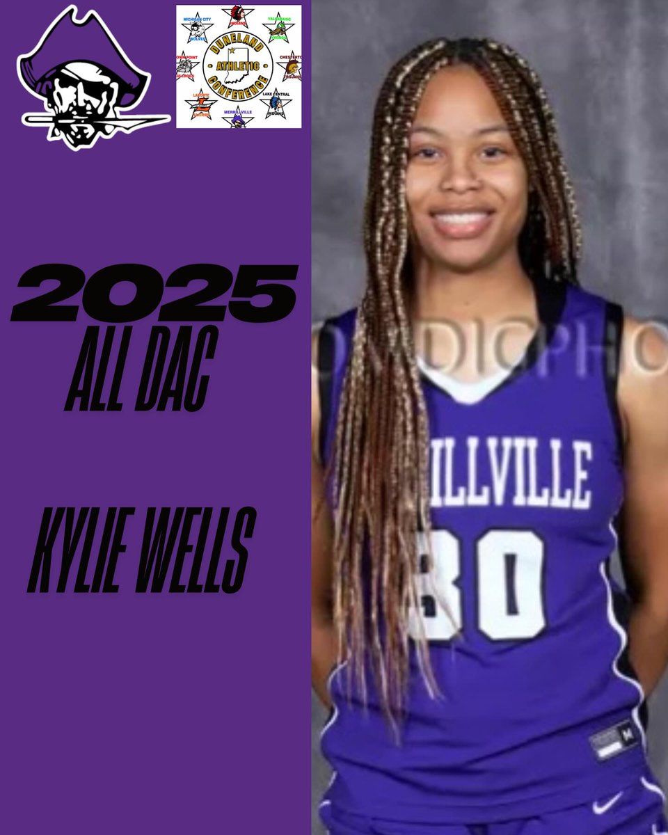 Merrillville Community School Corporation (@piratenation219) on Twitter photo CONGRATS to our Lady Pirate basketball players <a href="/mville_gbball/">MHS Girls Basketball</a> Malika Jenkins <a href="/Malika2027/">Malika Jenkins</a> & Kylie Wells <a href="/kyliemarie2025/">kyliemarie2025</a>. Both were named to the 2025 All-DAC Team! #wearemerrillville🏀💜🏴☠️ #pirateproud. CONGRATS to our Lady Pirate basketball players <a href="/mville_gbball/">MHS Girls Basketball</a> Malika Jenkins <a href="/Malika2027/">Malika Jenkins</a> & Kylie Wells <a href="/kyliemarie2025/">kyliemarie2025</a>. Both were named to the 2025 All-DAC Team! #wearemerrillville🏀💜🏴☠️ #pirateproud.