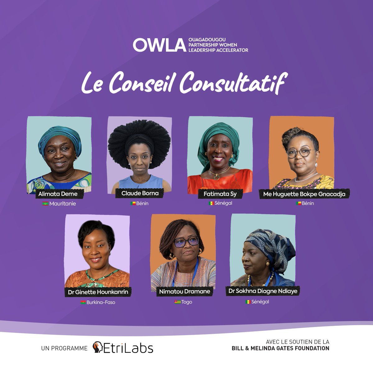 📢<a href="/EtriLabs/">Etri Labs</a> renforce son engagement pour l’autonomisation des femmes !

Nous sommes fiers d’annoncer la mise en place d’un 𝗖𝗼𝗻𝘀𝗲𝗶𝗹 𝗖𝗼𝗻𝘀𝘂𝗹𝘁𝗮𝘁𝗶𝗳 composé de sept personnalités éminentes issues de divers secteurs. Leur mission : accompagner la croissance du