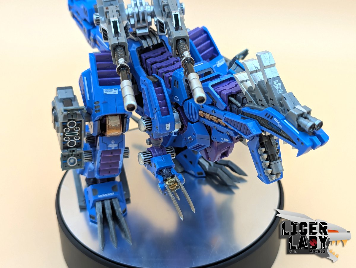 ligerladymodels's tweet photo. HMM Psycho Genosaurer
Built this a long time ago and recently went back to do a little TLC with it. Still some rough spots but I still love the kit! #ゾイド #ゾイドワイルド #コトブキヤ #HMMゾイド #zoids #kotobukiya #plamo #mecha #modelkit #zoidsphotography #hmmzoids https://t.co/0BGz1PKNV0