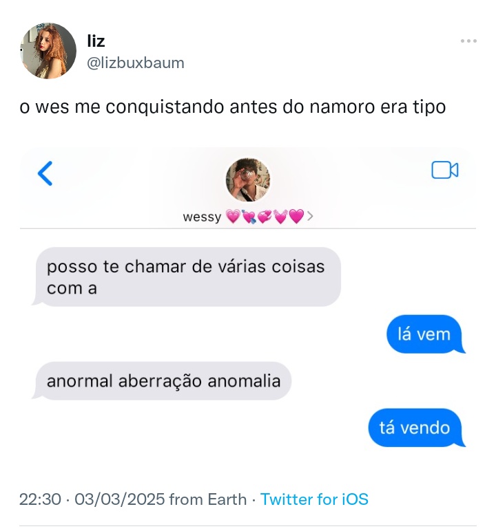 — ‹𝟹 mini au #wesliz onde: