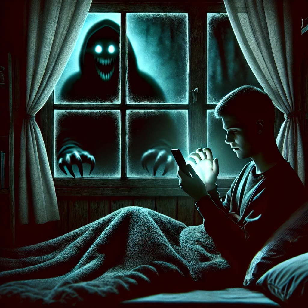 If you checked your phone and saw dozens of missed calls and texts from everyone you know, saying, 'Whatever you do, don’t look outside," what would you do?  youtube.com/@chillingtales…