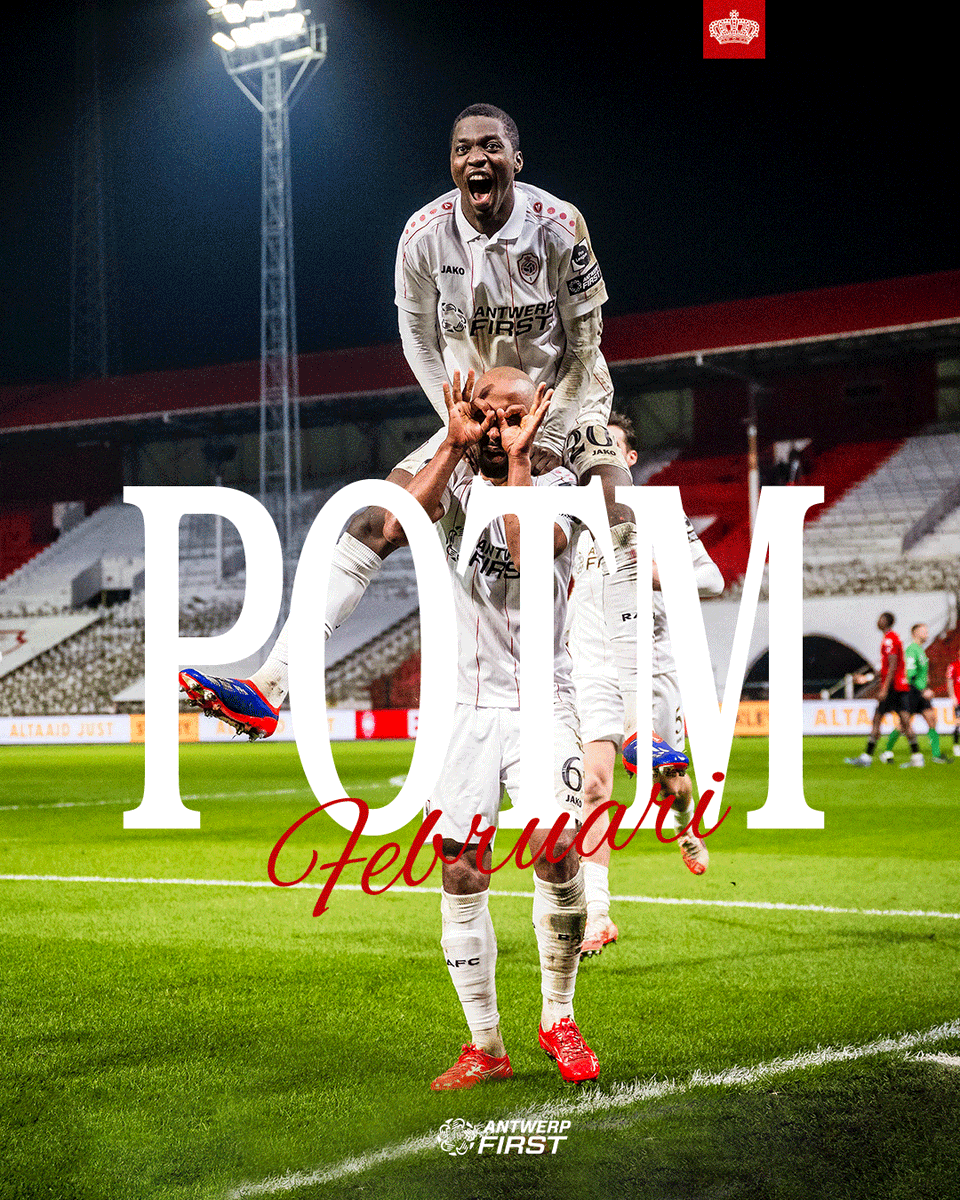 official_rafc's tweet photo. We gaan op zoek naar de Player of the Month februari... Wie verkiezen jullie, Reds? π€π΄βͺ #AntwerpFirst #POTM https://t.co/TUknnX1IIp
