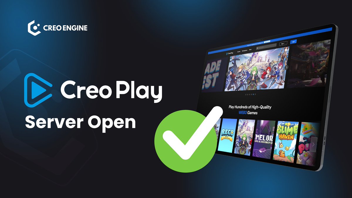 CreoPlay.app server is now open!

The maintenance is complete, and all features are back to normal. You can now enjoy a smoother and improved experience.

Thank you for your patience and support, Creotizens!