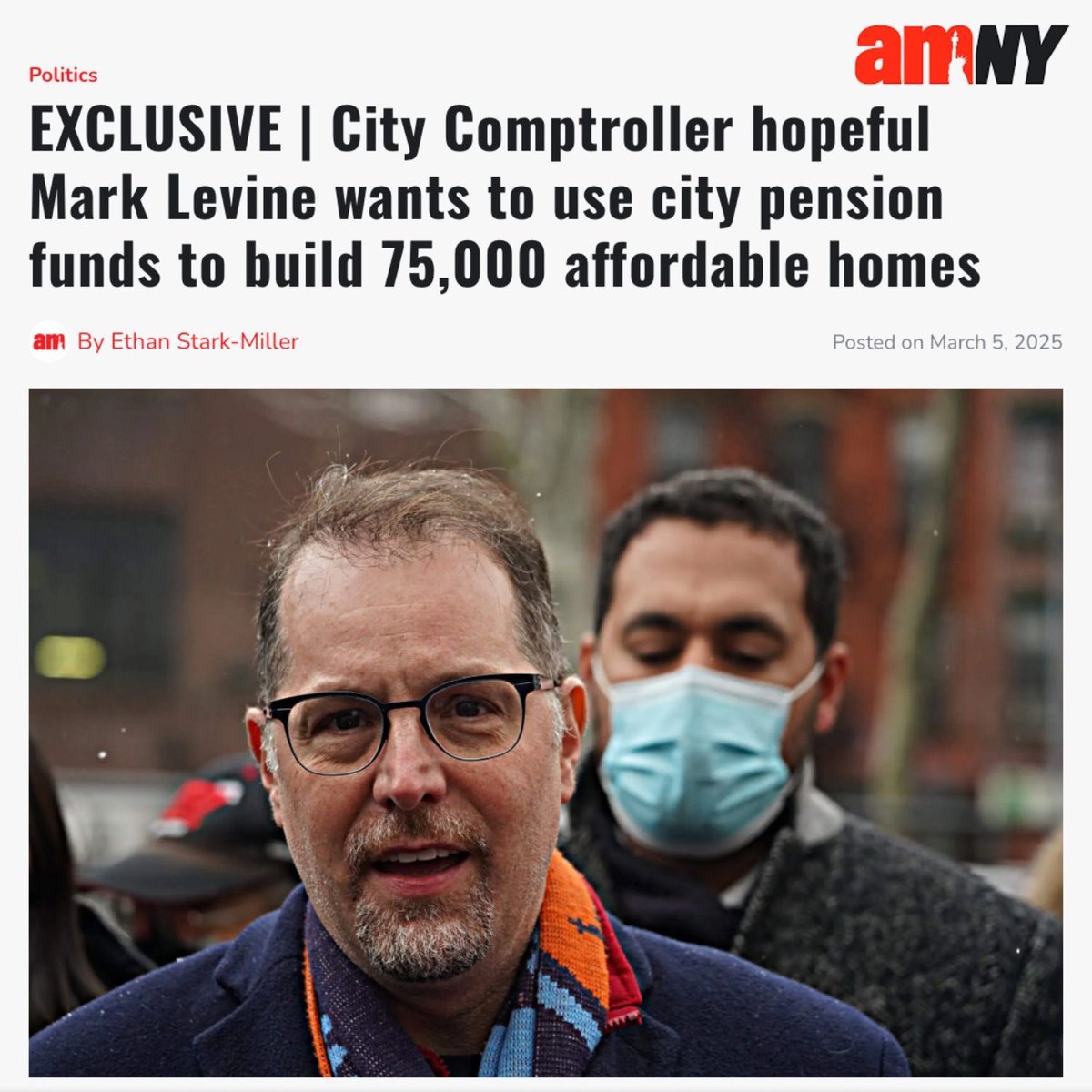 The biggest challenge to building affordable housing in NYC is not finding locations to build. 

It’s the lack of financing. 100s of affordable projects around NYC are waiting  in the queue, often for years.

As the next NYC Comptroller I’ll help fix this. bit.ly/4ihQLXK