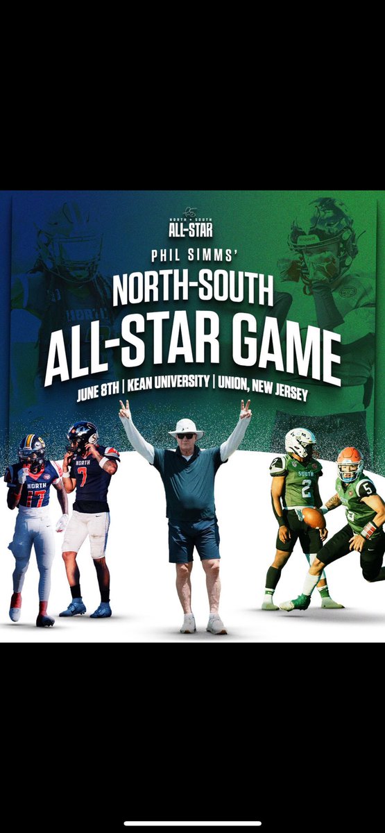 PJ Coffey (@pjcoff43) on Twitter photo Honored to be recognized as a top 49 player in North New Jersey, for the Phil Simms’ North vs South all star game!
<a href="/njnsfootball/">New Jersey North South Football Classic</a> <a href="/PhilSimmsQB/">Phil Simms</a> <a href="/football_butler/">Butler H.S. Football (NJ)</a> <a href="/RhodyFootball/">Rhody Football</a> <a href="/CoachDMangan/">Darnel R. Mangan Sr</a> Honored to be recognized as a top 49 player in North New Jersey, for the Phil Simms’ North vs South all star game!
<a href="/njnsfootball/">New Jersey North South Football Classic</a> <a href="/PhilSimmsQB/">Phil Simms</a> <a href="/football_butler/">Butler H.S. Football (NJ)</a> <a href="/RhodyFootball/">Rhody Football</a> <a href="/CoachDMangan/">Darnel R. Mangan Sr</a>