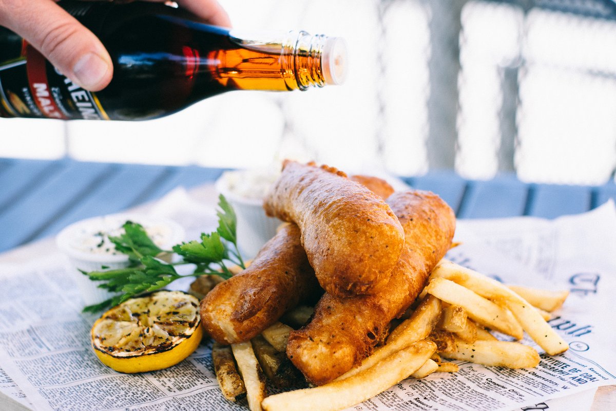 Reel in the Flavor 🎣 Fish N' Chips are back at Nick and Jake's TODAY! 

Then join us every Friday for Fish N' Chips on our Fresh Catch Friday menus!