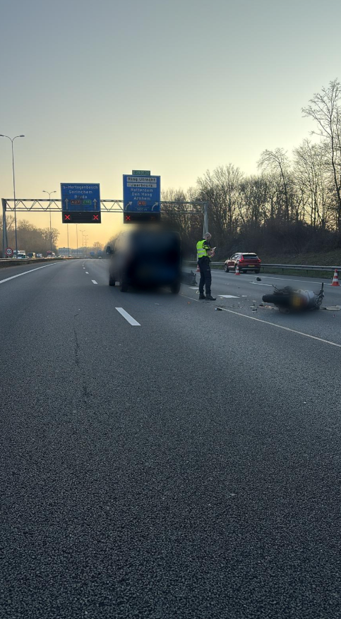 Ongevallen bij Houten en knp. Rijnsweerd met vertragingen
