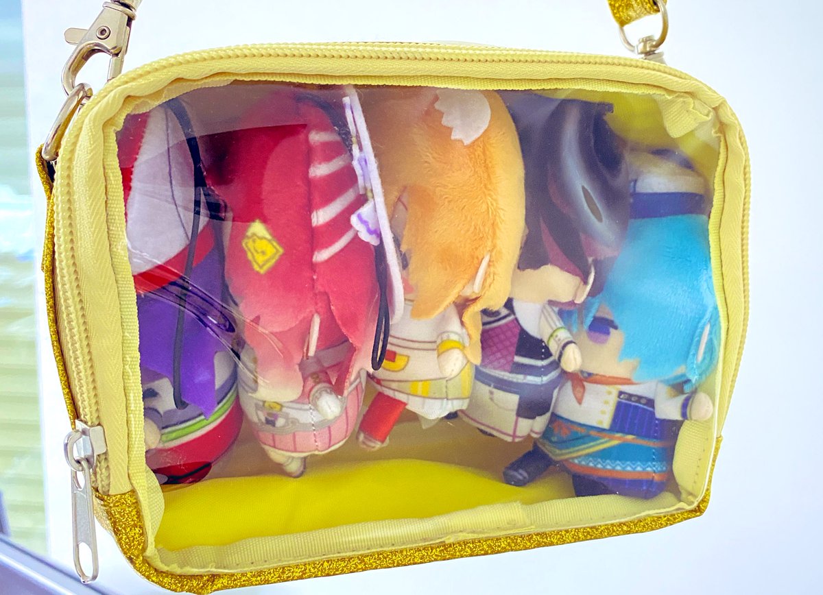 wacca000's tweet photo. すぺのにじぱぺ、5人入るようなポーチがなくて…………ごめんと思ってる https://t.co/4AewRCJMVT