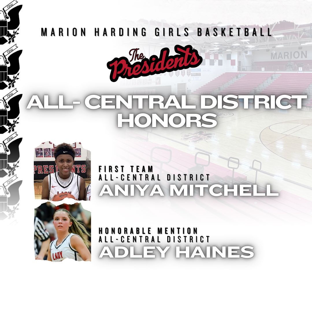 Marion Harding Boys Basketball (@prexyhoops) on Twitter photo CONGRATULATIONS to the members of Harding’s basketball teams who were awarded Ohio Prep Sports Media Association DIII All-Central District honors!!
⛹️♂️🥇 Boston Pearson, 🥈 Logan Thrapp, 🏅 Coach Pearson
⛹️♀️🥇 Aniya Mitchell, 🥉 Adley Haines
<a href="/HardingPrexies/">Harding Presidents</a> <a href="/McMotorsport/">Rob McCurdy</a> CONGRATULATIONS to the members of Harding’s basketball teams who were awarded Ohio Prep Sports Media Association DIII All-Central District honors!!
⛹️♂️🥇 Boston Pearson, 🥈 Logan Thrapp, 🏅 Coach Pearson
⛹️♀️🥇 Aniya Mitchell, 🥉 Adley Haines
<a href="/HardingPrexies/">Harding Presidents</a> <a href="/McMotorsport/">Rob McCurdy</a>