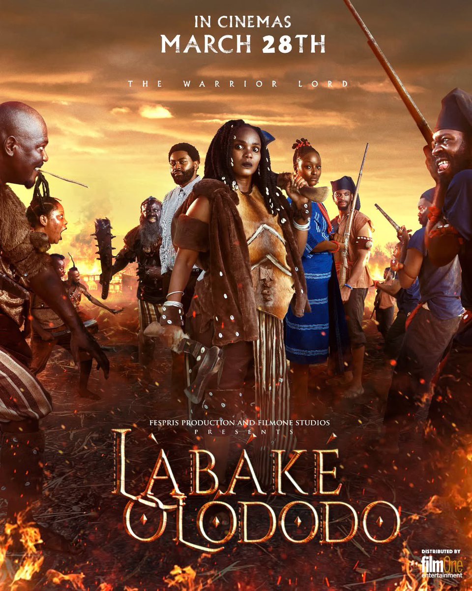 The official poster of Iyabo Ojo’s movie LABAKE OLODODO Is already giving war, fire and suspense 🔥🔥 we can’t wait