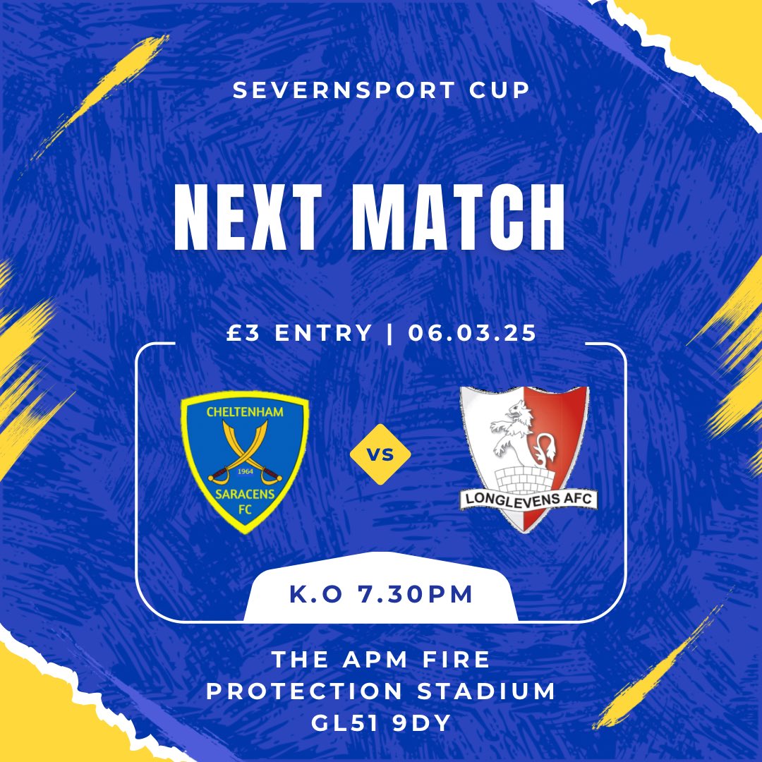 Cheltenham Saracens FC (@saracensfc) on Twitter photo π¨NEXT MATCHπ¨
Our U18s face <a href="/longlevensafc/">Longlevens AFC</a> in the semi final of the <a href="/SevernSport/">Severn Sport</a> cup tomorrow evening.
Make sure to get down and support the boys!
#CSFC ππ π¨NEXT MATCHπ¨
Our U18s face <a href="/longlevensafc/">Longlevens AFC</a> in the semi final of the <a href="/SevernSport/">Severn Sport</a> cup tomorrow evening.
Make sure to get down and support the boys!
#CSFC ππ