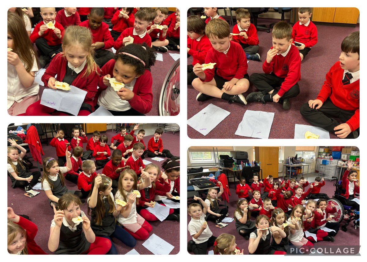 P2/3 made Egyptian Flatbread in class today. We all had an opportunity to knead, roll and watch our flatbread cook. Then we enjoyed our flatbreads with some honey, just like the Ancient Egyptians would have!